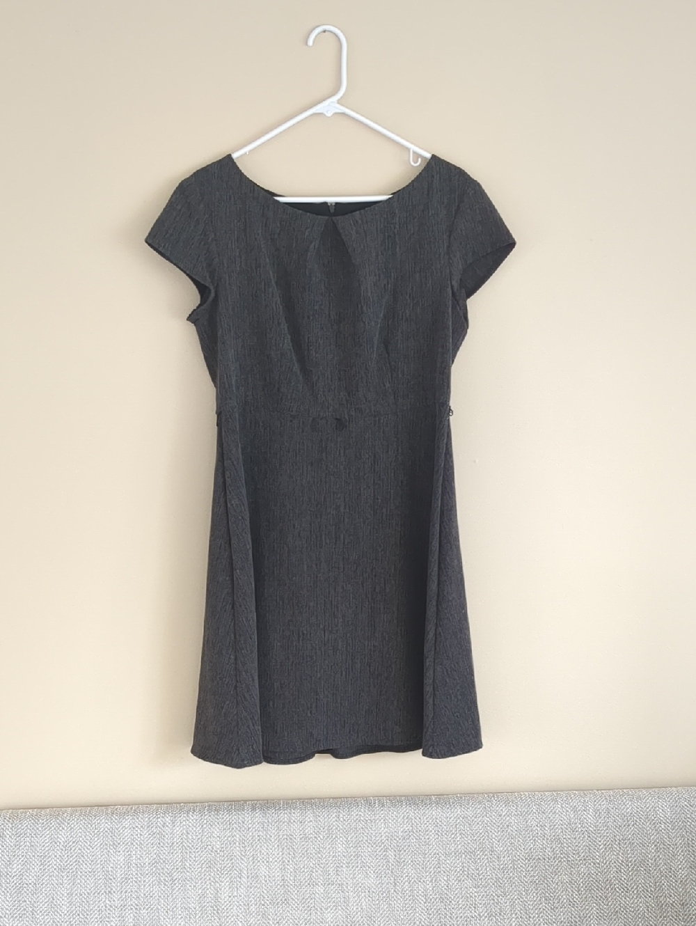 12P Connected Apparel Gray Dress